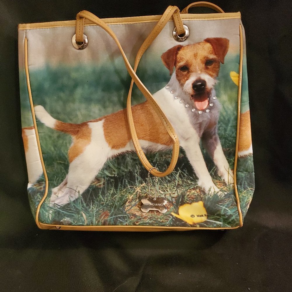 EUC Braciano Jack Russell Handbag